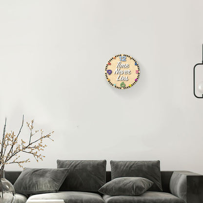 Time Never Lies 25cm Cam Duvar Saati